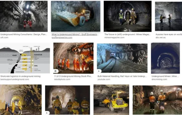 L'exploitation minière souterraine
